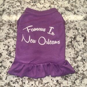 "Famous in New Orleans" Pet Dress